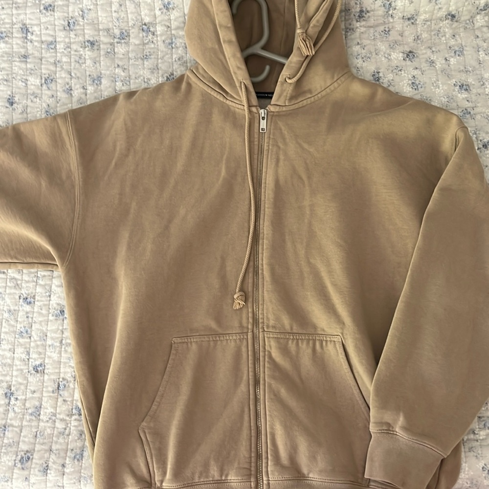 Brandy Melville hooded zip up.